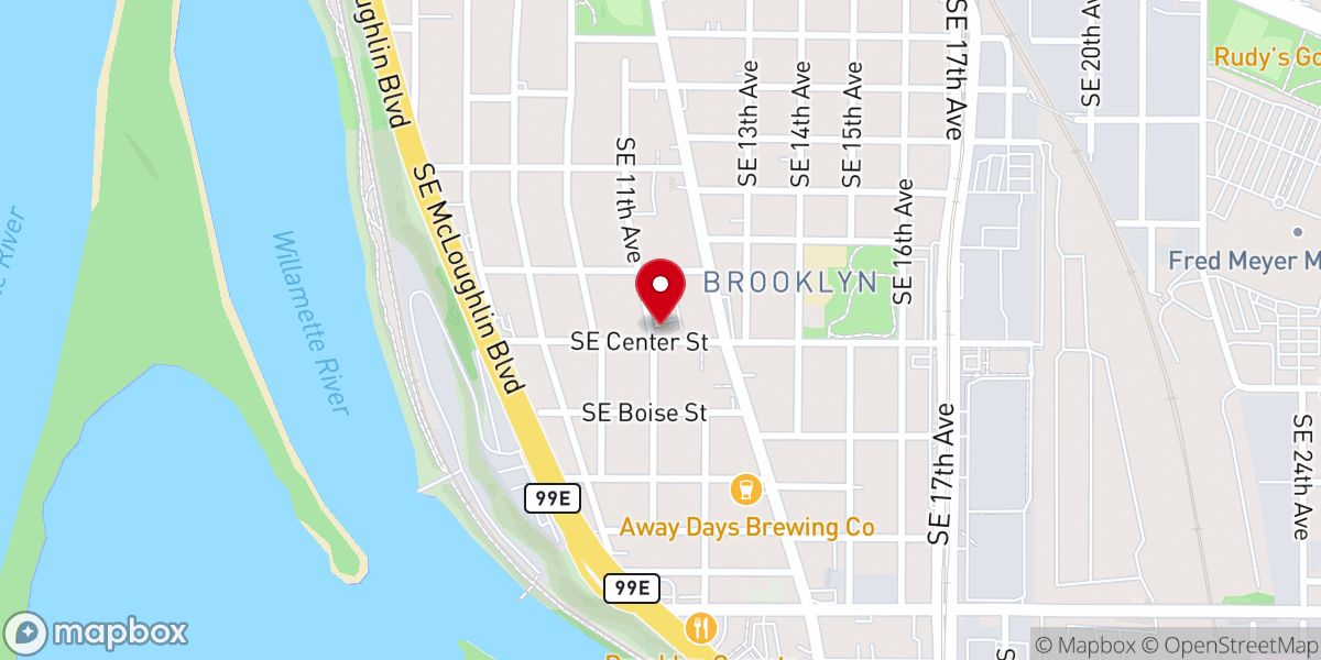Map showing location of Sacred Heart Catholic Church