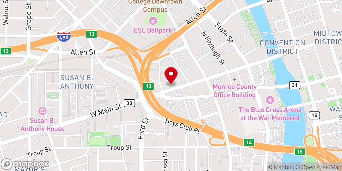 Map showing location of Cornerstone Mission Inc