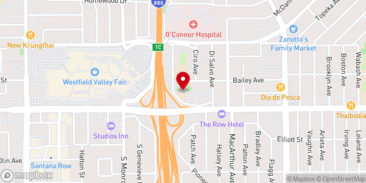 Map showing location of St. Martin of Tours Parish