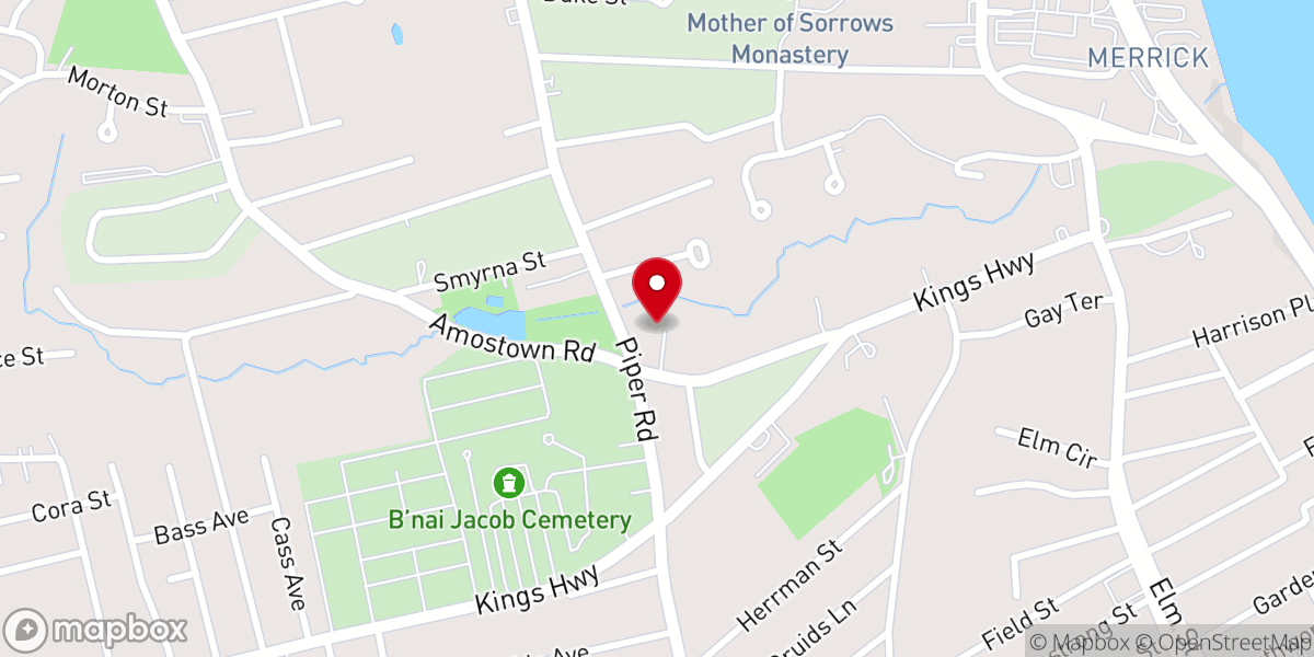 Map showing location of West Springfield Covenant Community Church