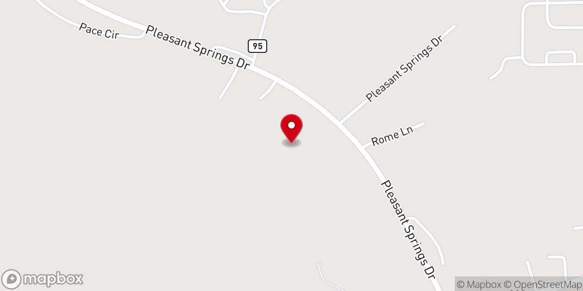 Map showing location of Greater New Life Church