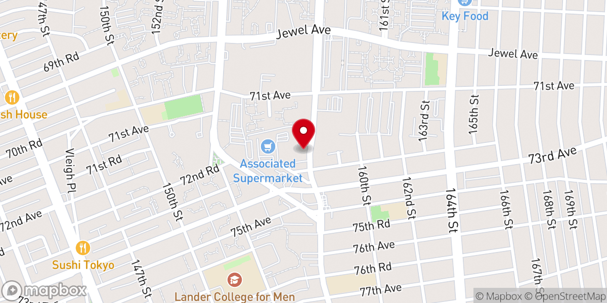 Map showing location of Christian Congregation In New York