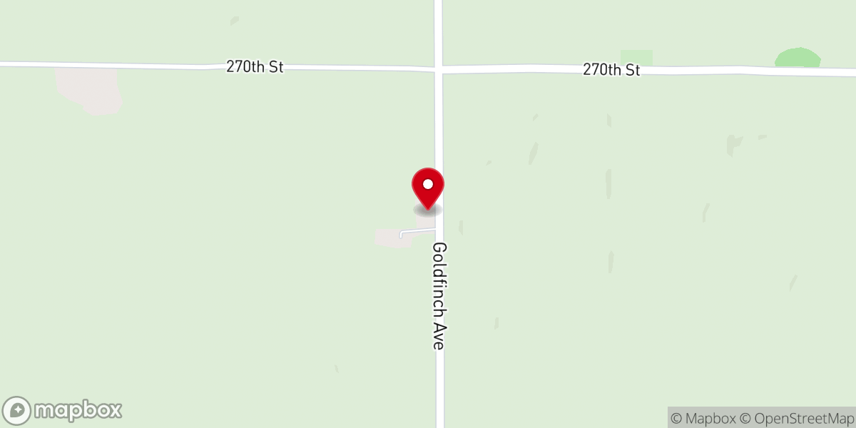 Map showing location of West Exira & Elk Horn Seventh-day Adventist Church