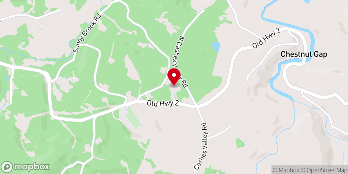 Map showing location of New Vision Church
