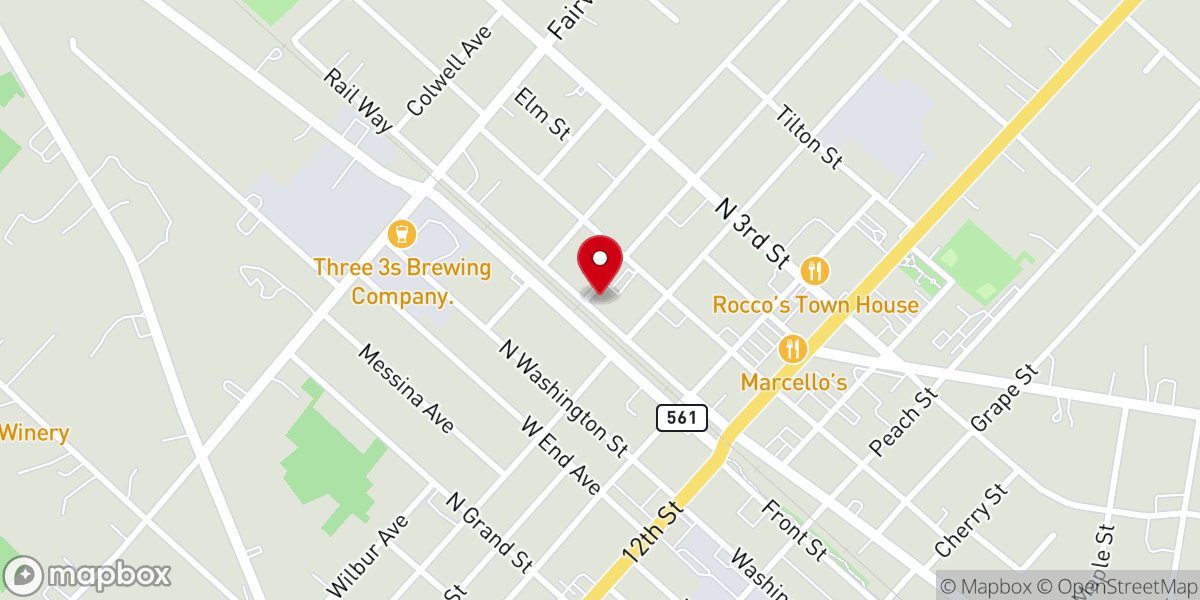 Map showing location of Pentecostal A/G Church