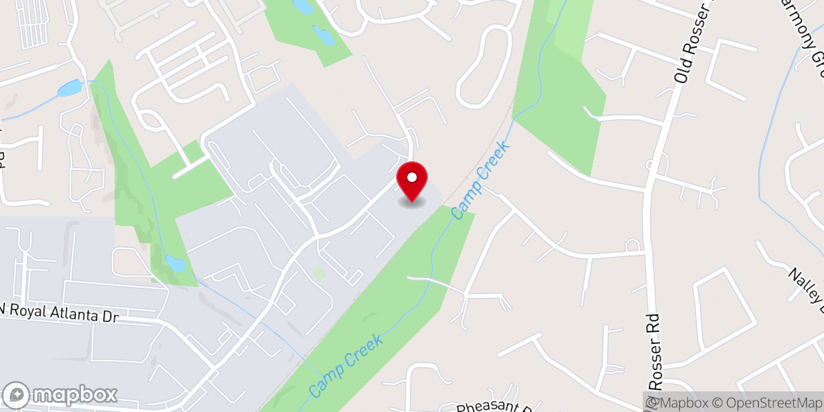 Map showing location of Freedom Church of Gwinnett