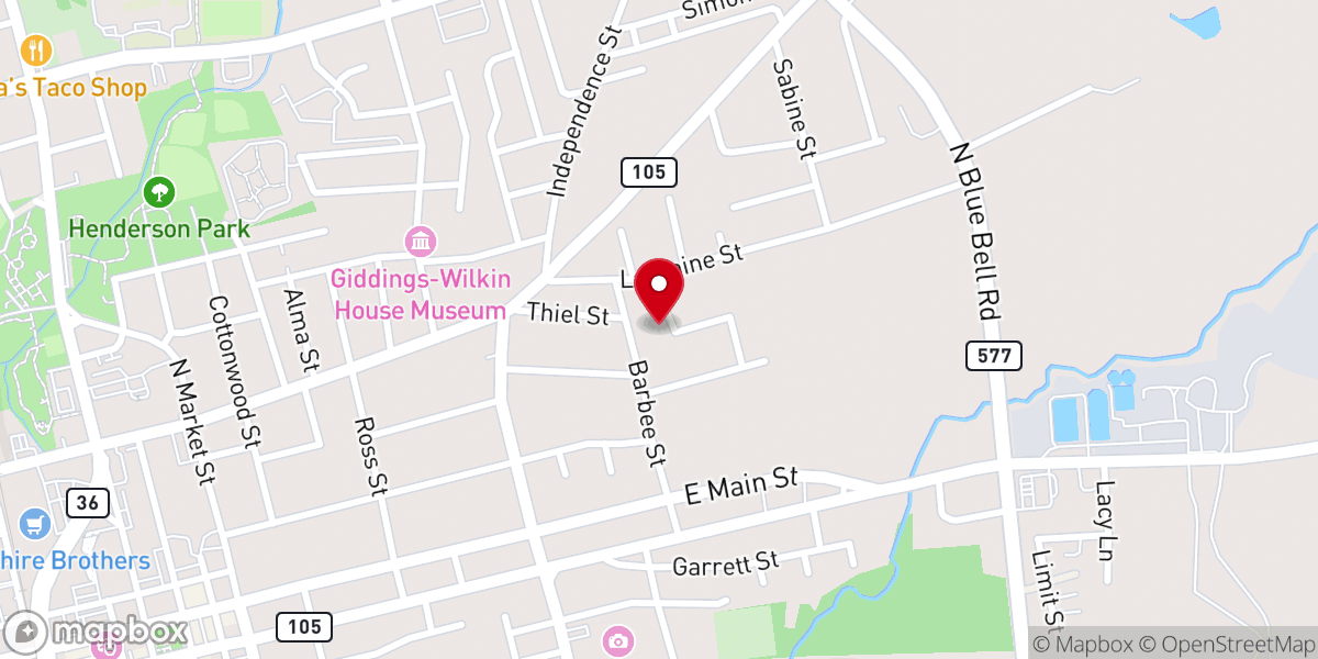 Map showing location of Faith Community Church of God