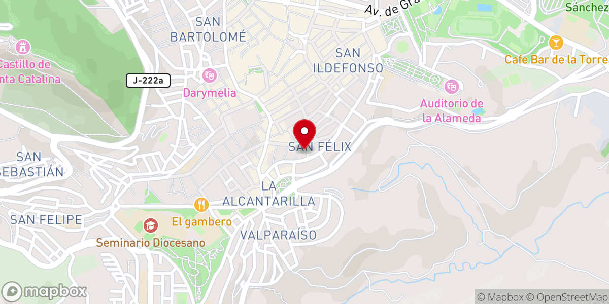 Map showing location of Hermandad de la Sentencia - Jaén