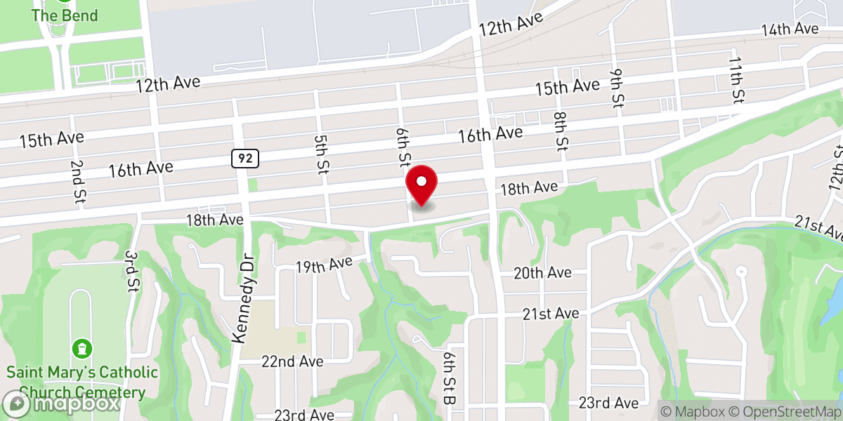 Map showing location of Our Lady of Grace Catholic Academy