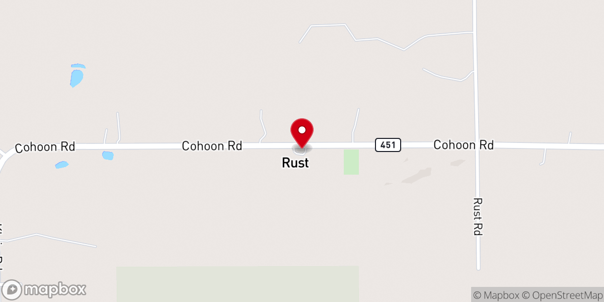 Map showing location of Maple Grove Community Church
