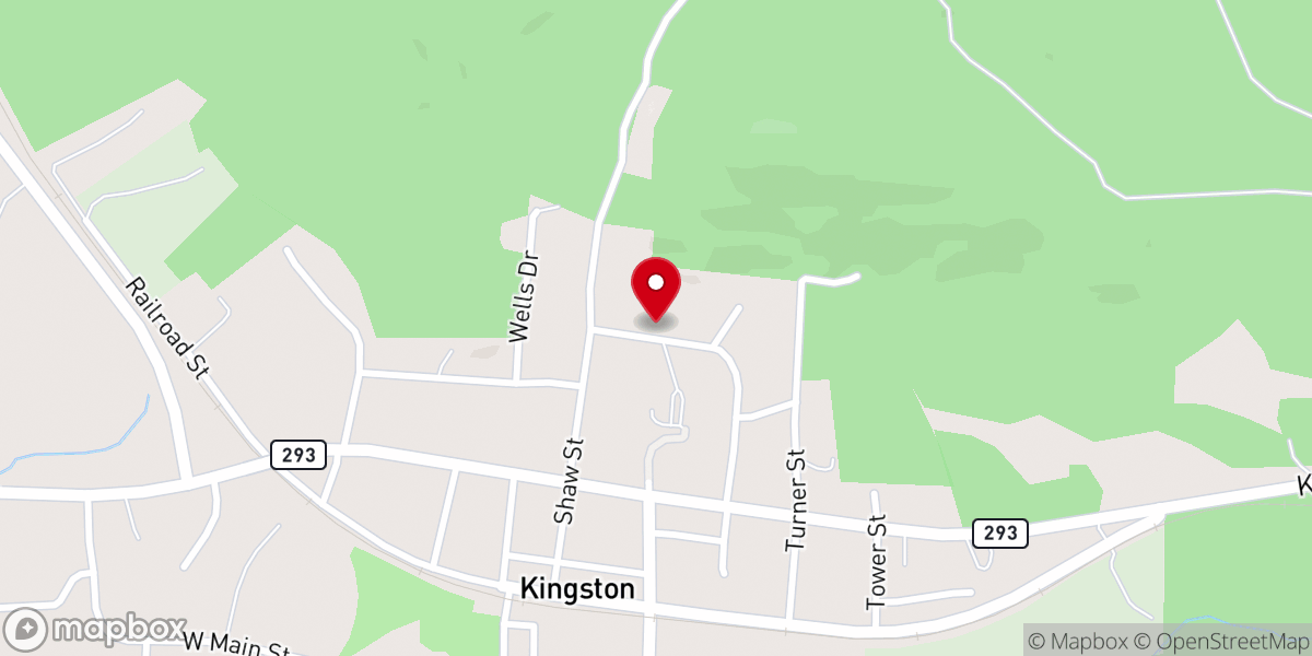 Map showing location of Shiloh Church