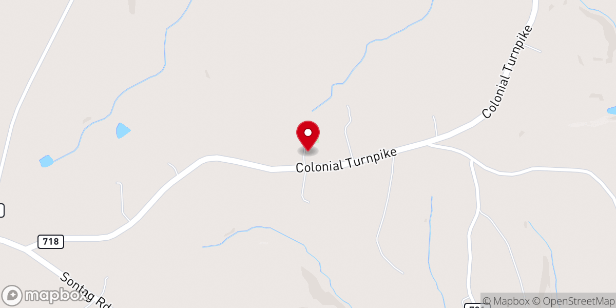 Map showing location of Holy Trinity Baptist Church