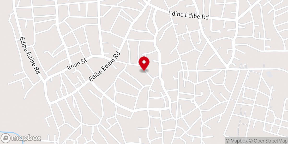 Map showing location of The Pentecostal Church Of God Nigeria.