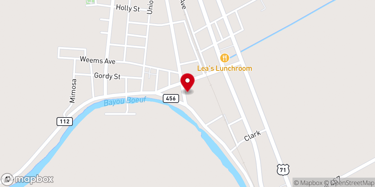 Map showing location of Holy Comforter Episcopal Church