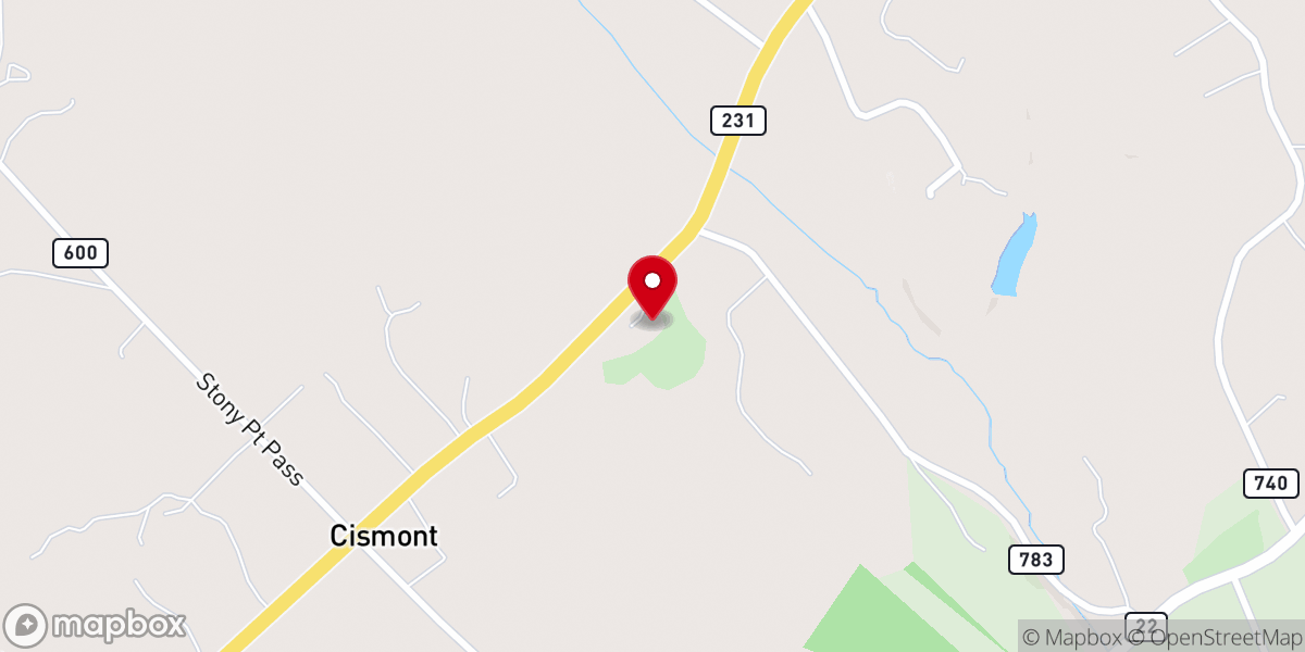 Map showing location of Grace Episcopal Church Walkers Parish