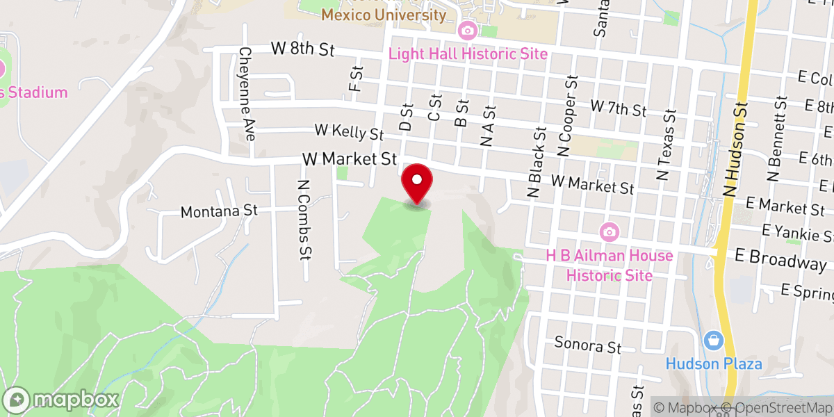 Map showing location of Indian Hills Baptist Church