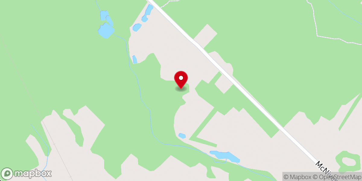 Map showing location of Holy Transfiguration Serbian Orthodox Monastery