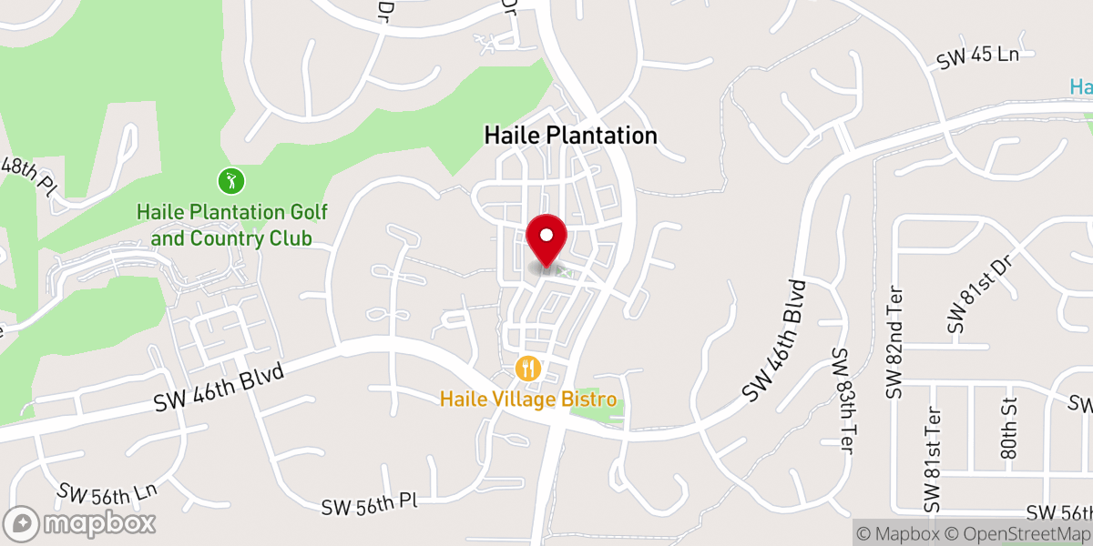 Map showing location of River Cross Church