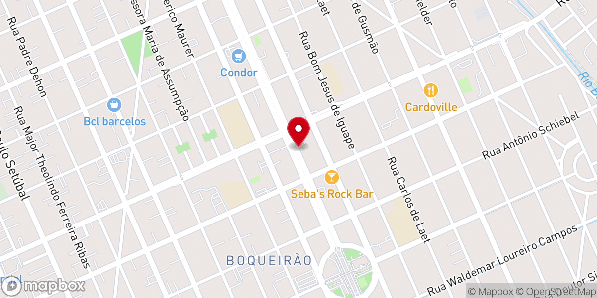 Map showing location of Church City Curitiba