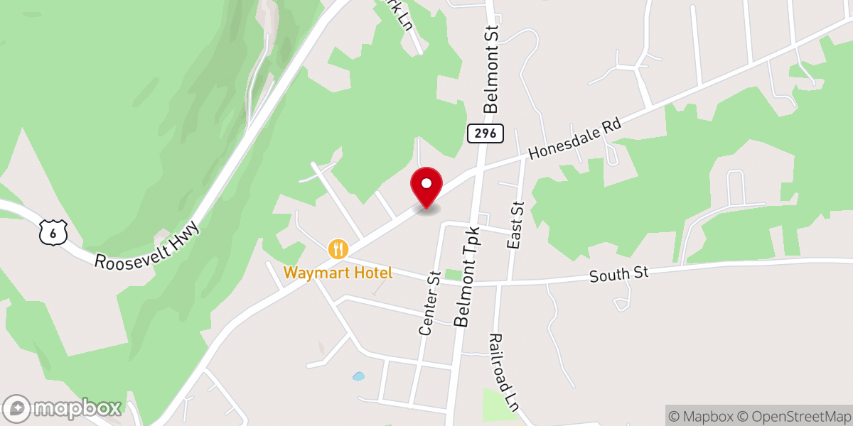 Map showing location of St. Mary's Church