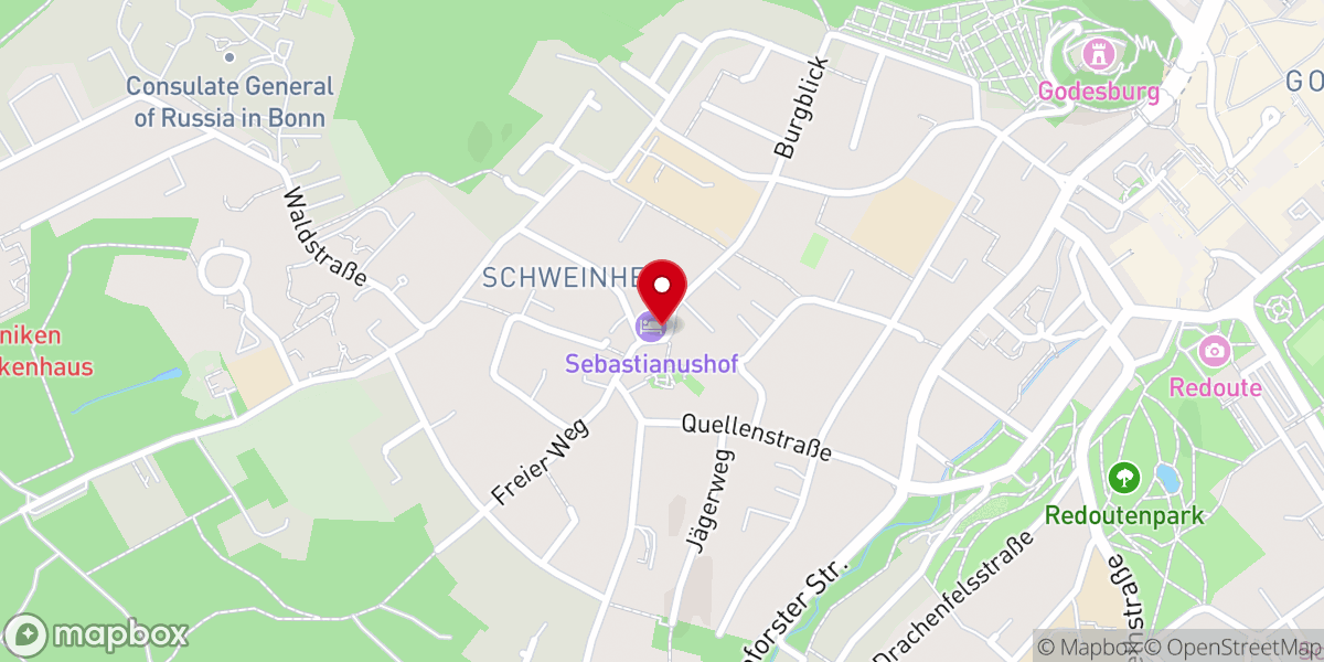 Map showing location of Pestkapelle (Schweinheim), St. Sebastianus