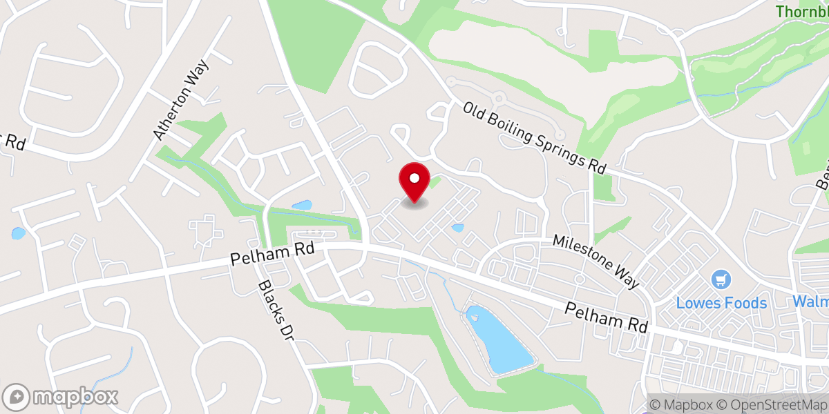 Map showing location of Grace Church - Pelham