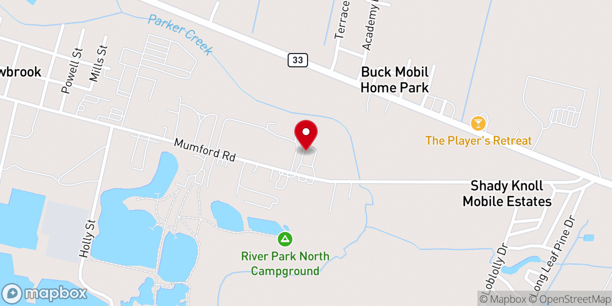 Map showing location of St Peter's Missionary Baptist