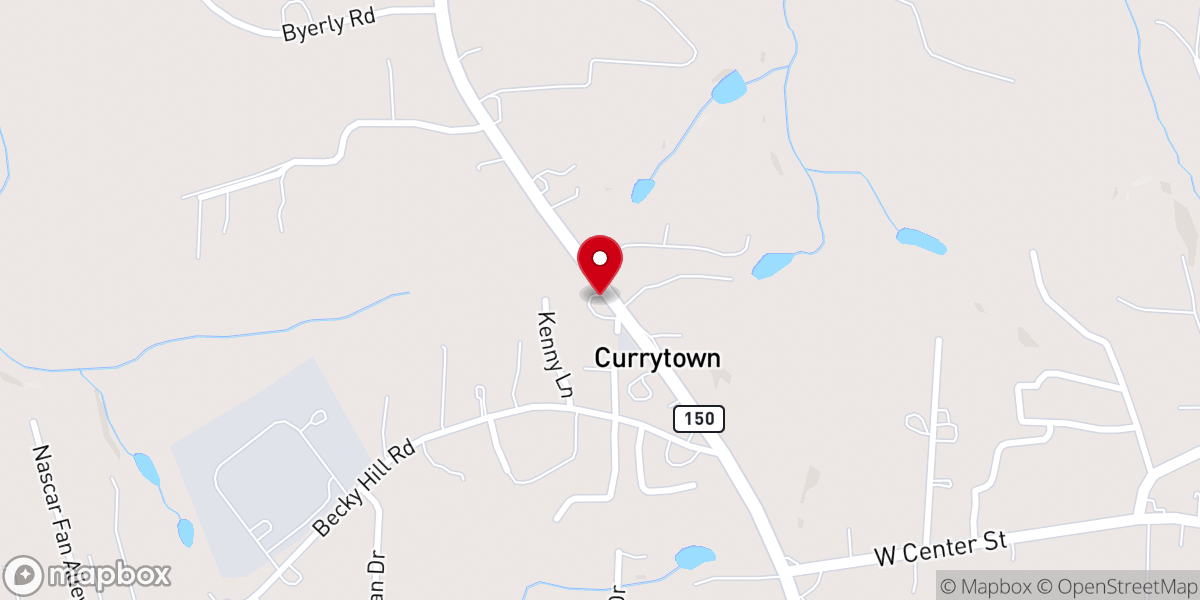 Map showing location of Maple Grove Christian Church