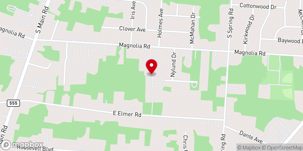 Map showing location of Saint Isidore