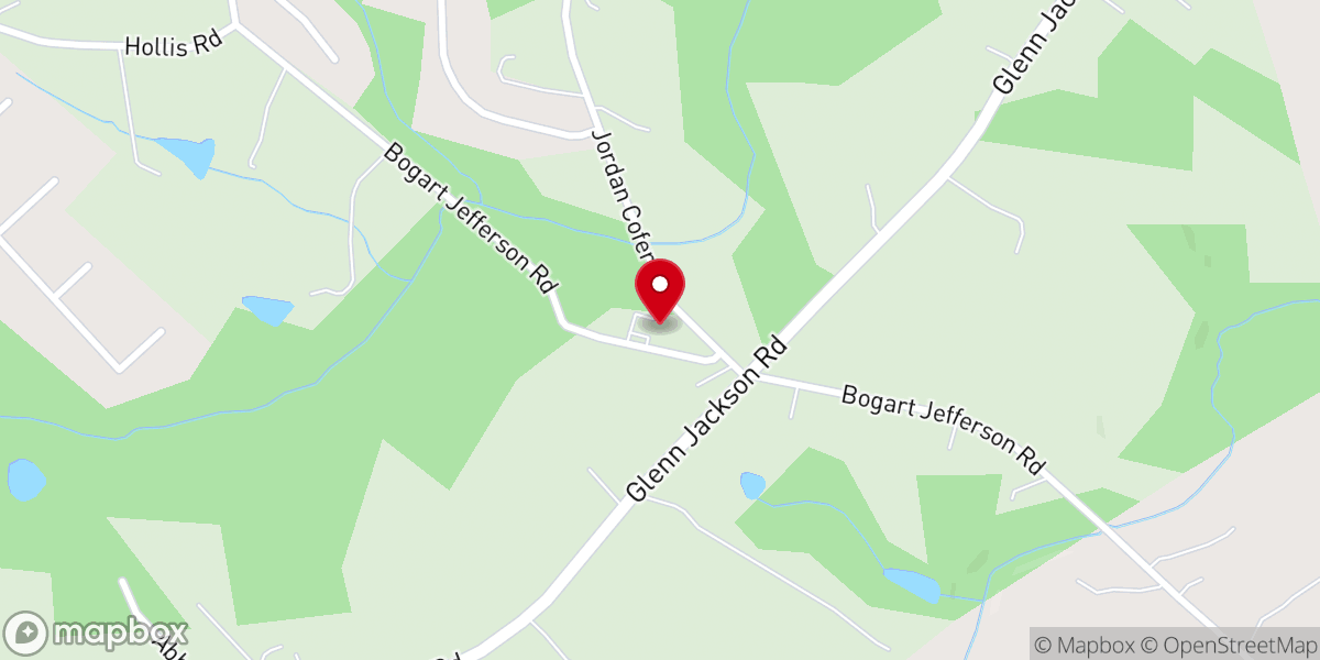 Map showing location of Living Waters Worship Center