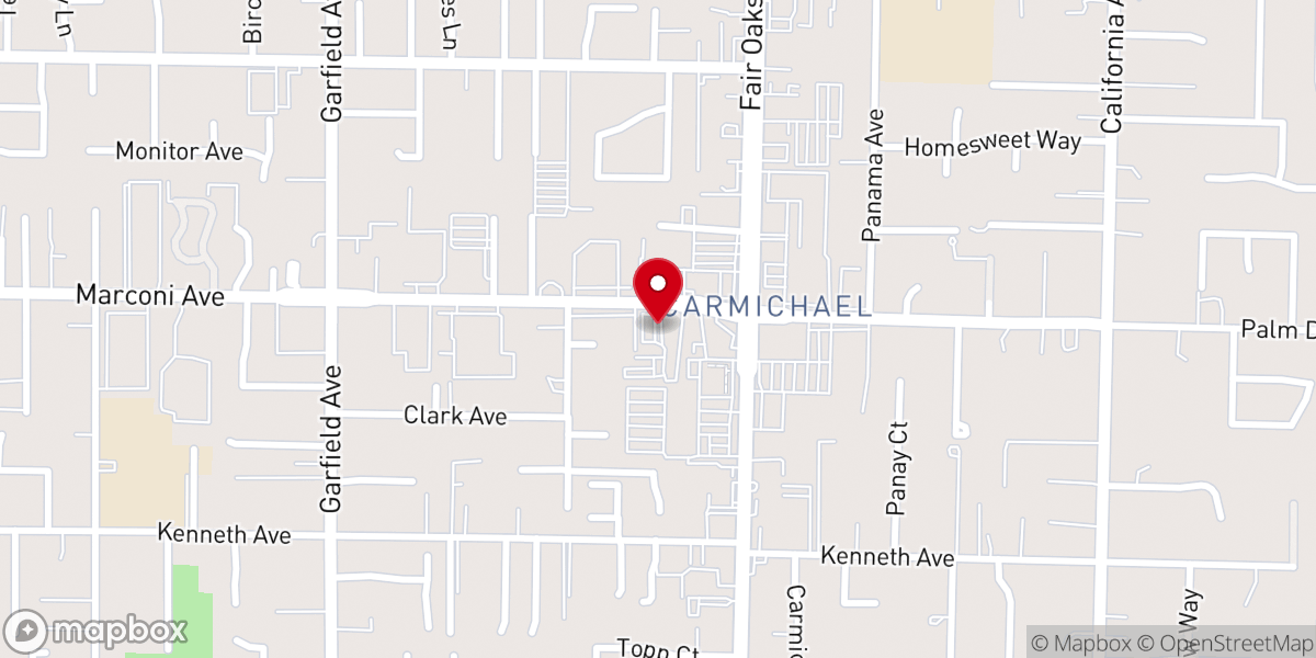 Map showing location of Ark Mission Church, PCA