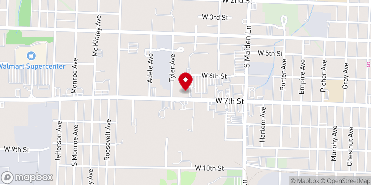 Map showing location of Glorious Church Training Center