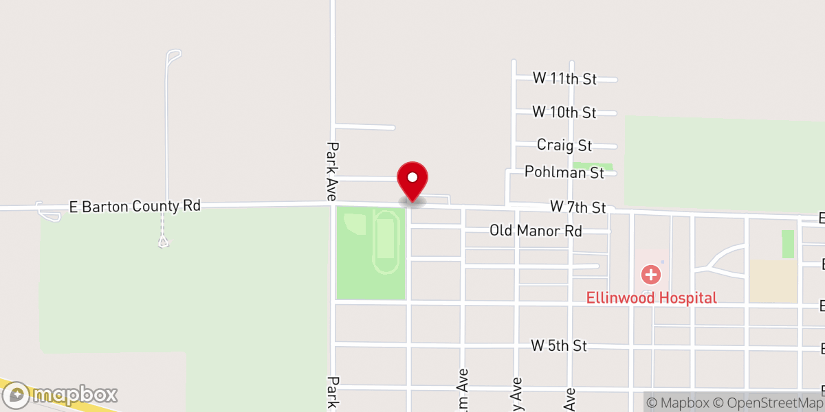 Map showing location of Immanuel United Church of Christ