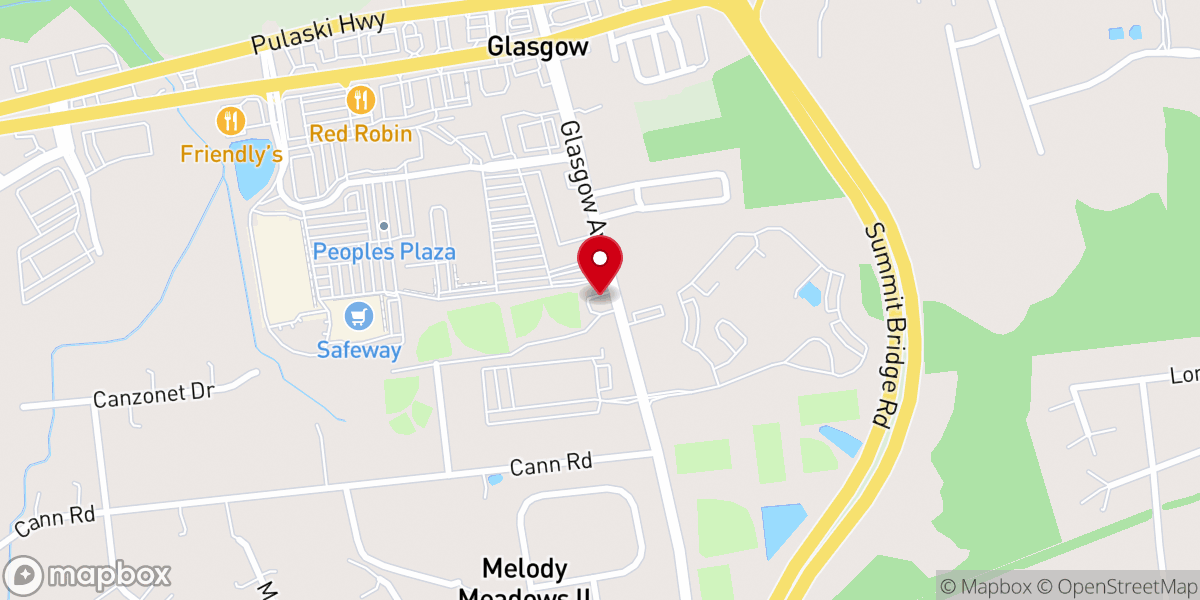 Map showing location of New Jubilee Church