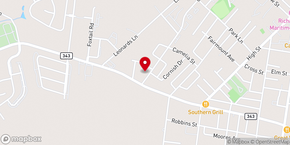 Map showing location of MT Moriah New Life Ministries Inc