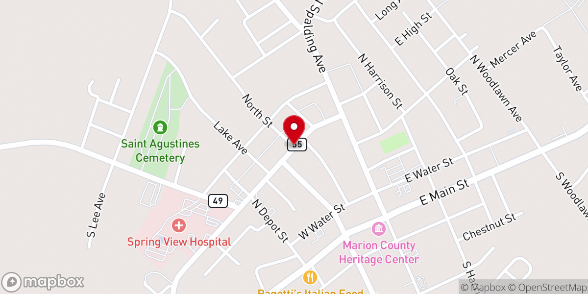 Map showing location of Iglesia Hispana Cristiana