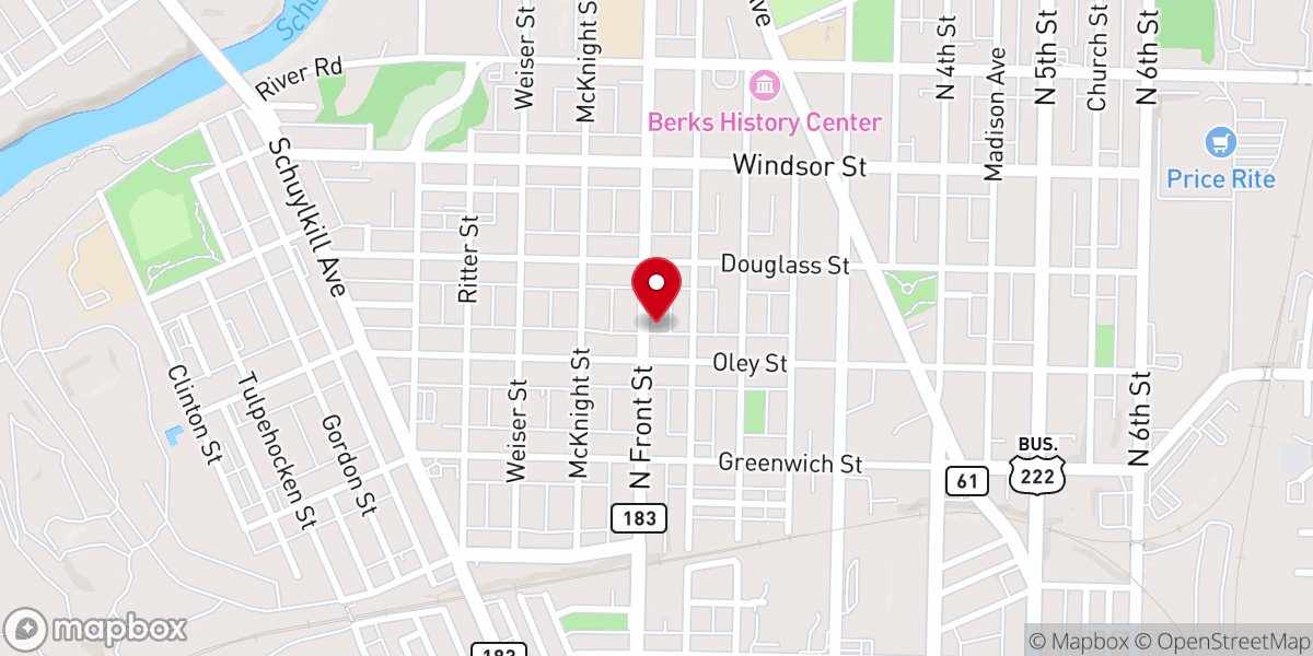 Map showing location of Gods Worship & Praise Temple of Spirit & Truth Ministries Inc