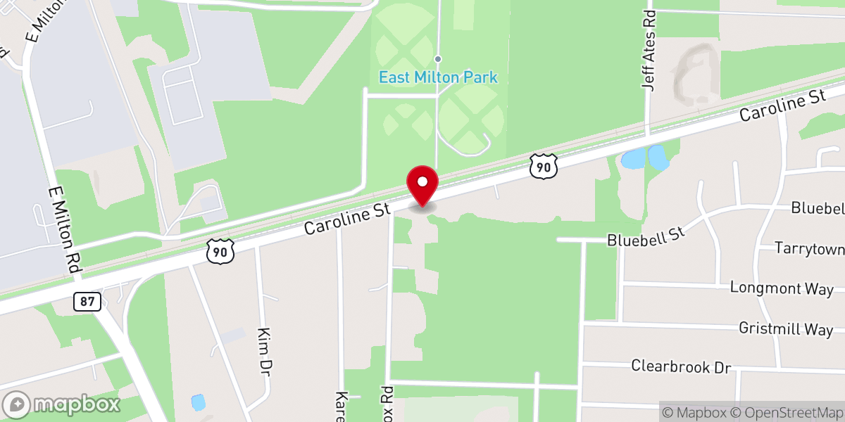 Map showing location of Joy Bible Baptist Church