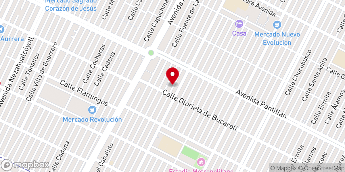 Map showing location of Templo Espiritual Raudal De Luz Del Árbol De La Vida