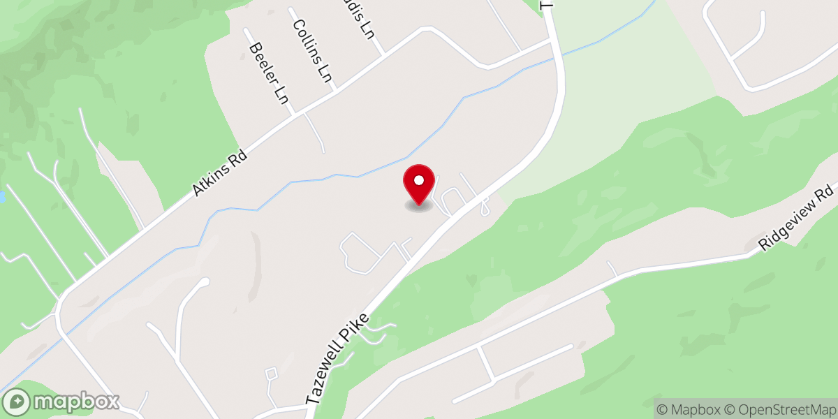 Map showing location of Atkin Church