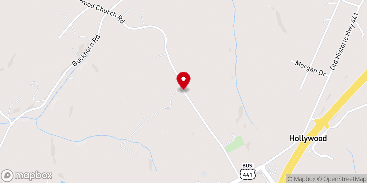 Map showing location of Mt Pleasant Baptist Church