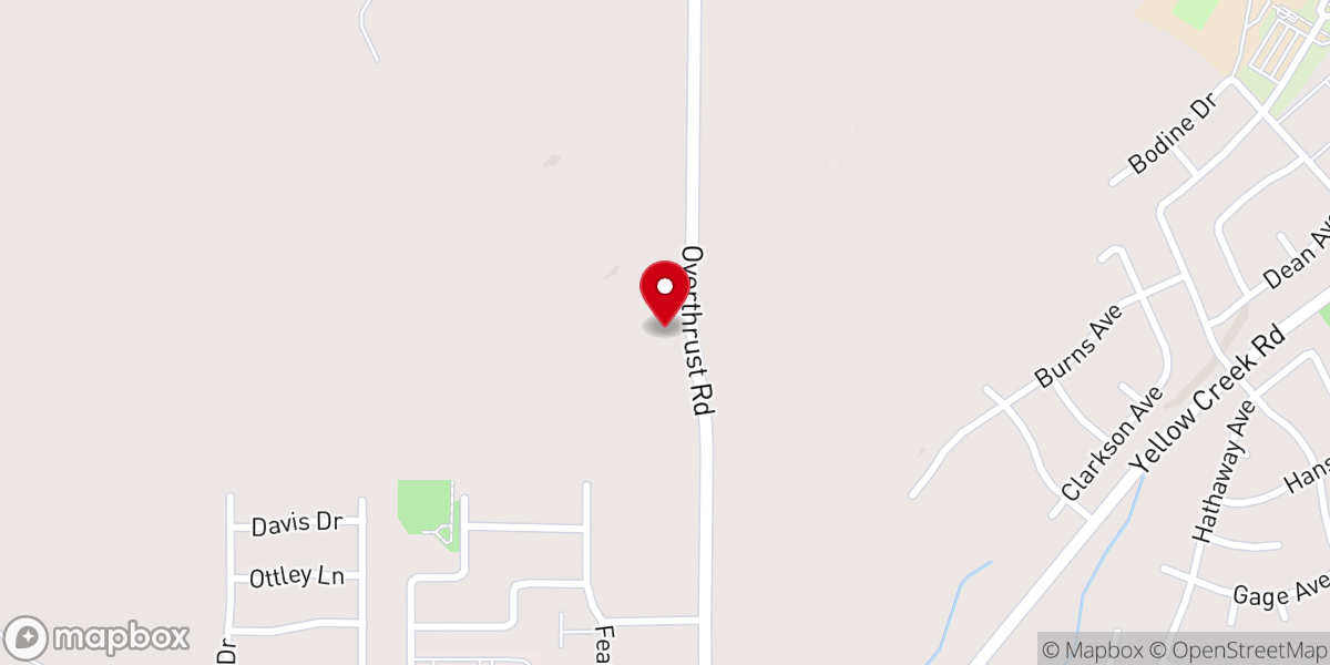 Map showing location of Evanston Alliance Church