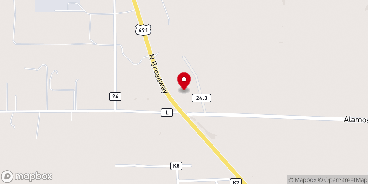 Map showing location of Victory World Outreach