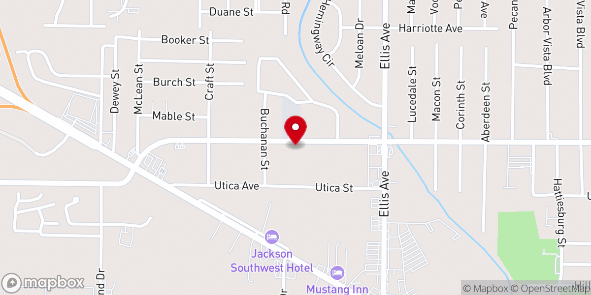Map showing location of Christ International Churches Inc