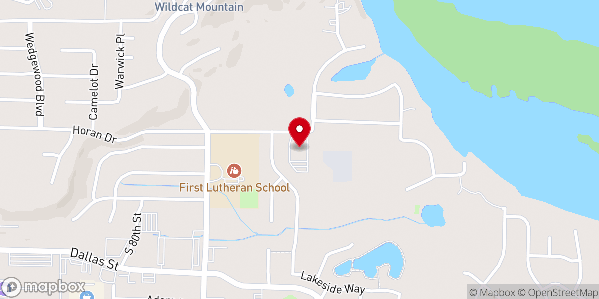 Map showing location of The Church of Jesus Christ of Latter-day Saints