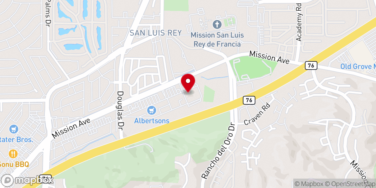 Map showing location of New Song Community Church - Oceanside Campus