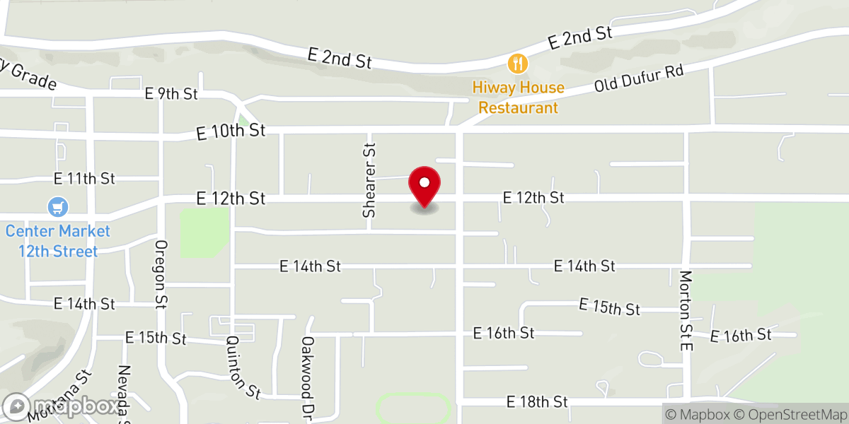 Map showing location of Columbia Gorge Christian Fellowship