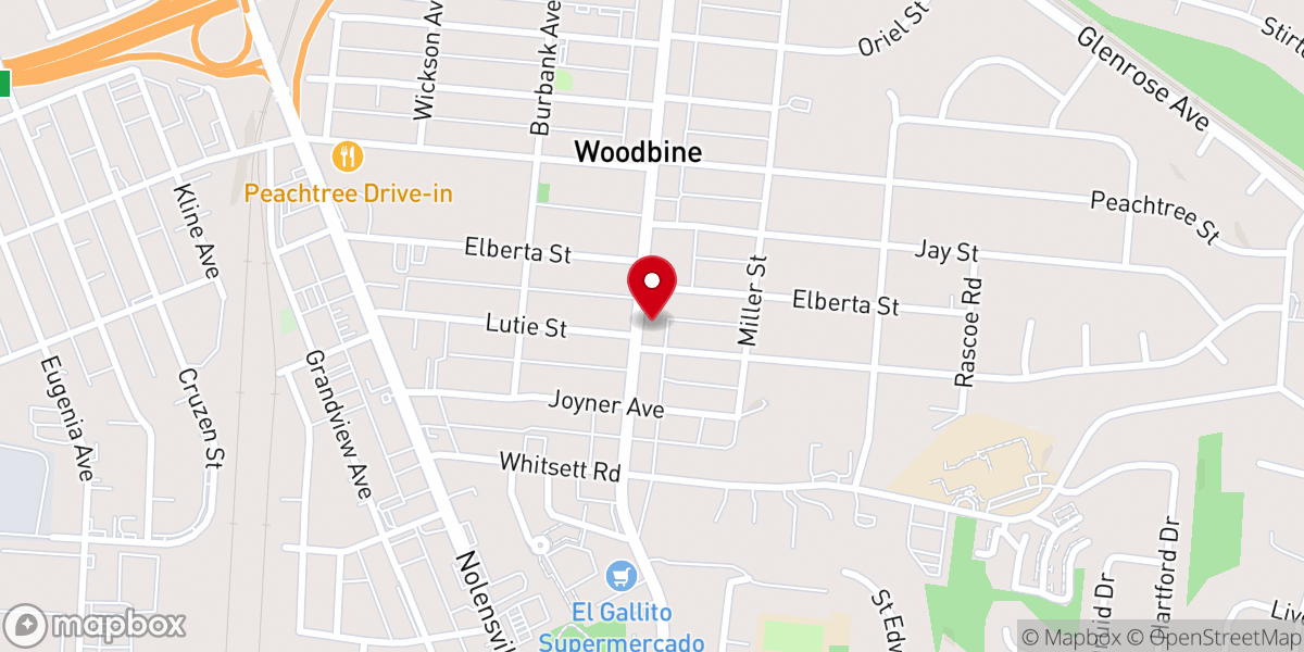 Map showing location of Foster Avenue Church of Christ