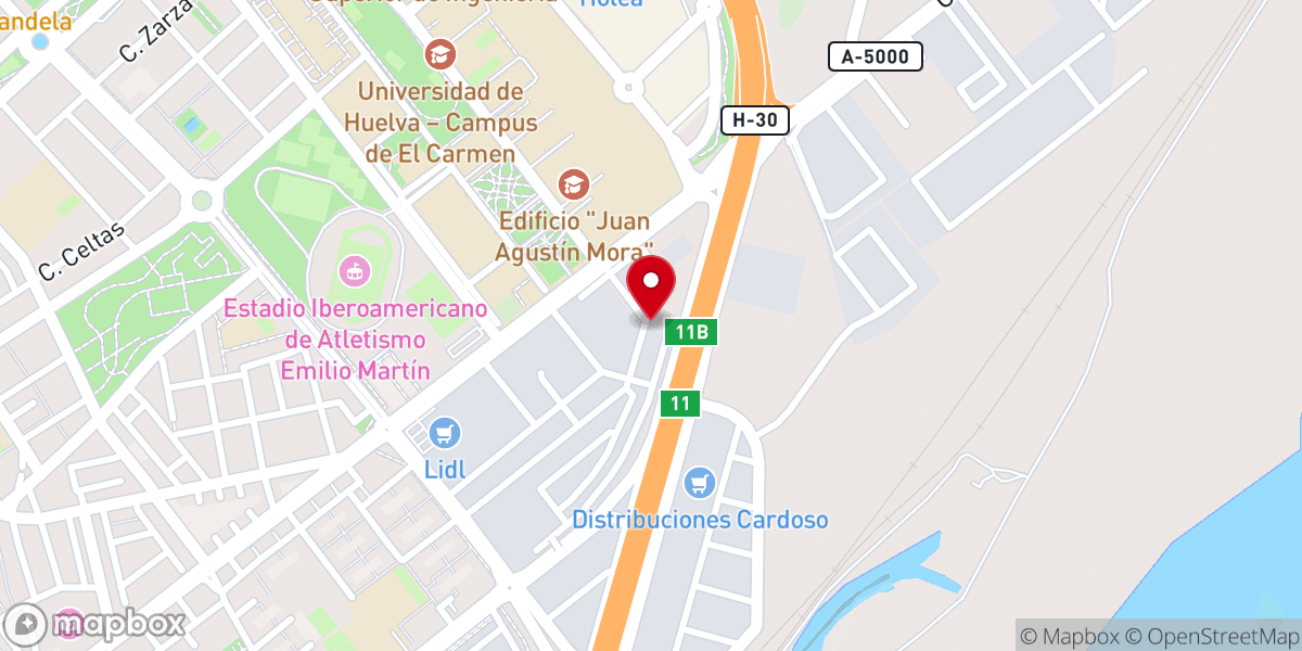 Map showing location of Living Spring Pentecostal Church