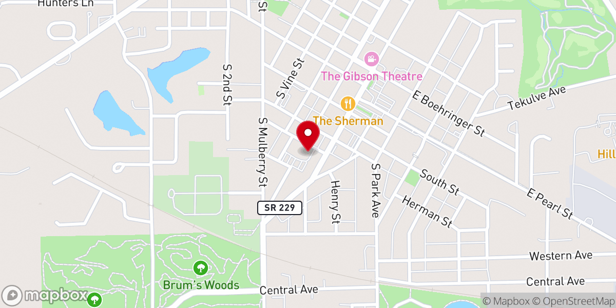 Map showing location of Perpetual Adoration Chapel